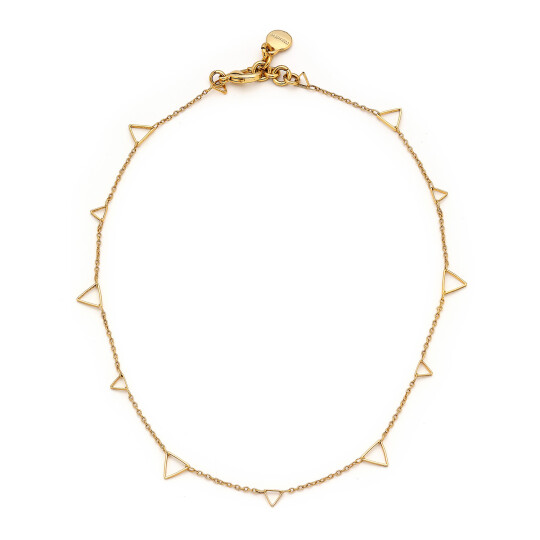 Cool Gold Plated Chain Necklace 