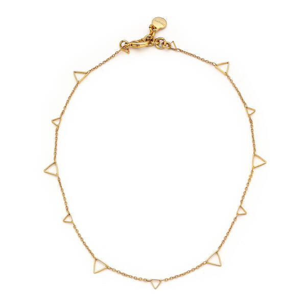 Cool Gold Plated Chain Necklace - 1