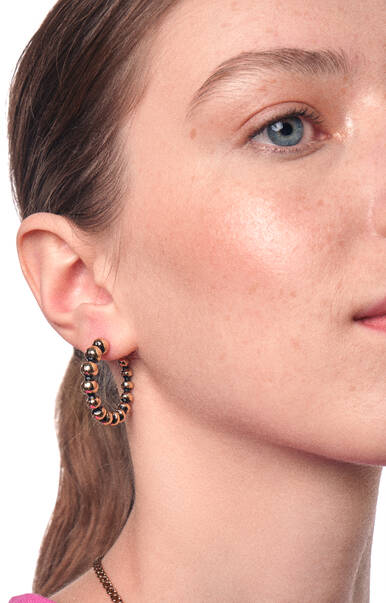 Coor Gold Plated Hood Pinned Earrings - 3