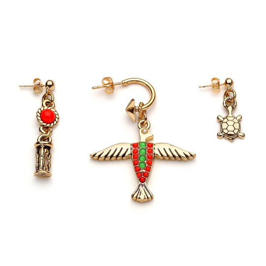 CORAL EARRING