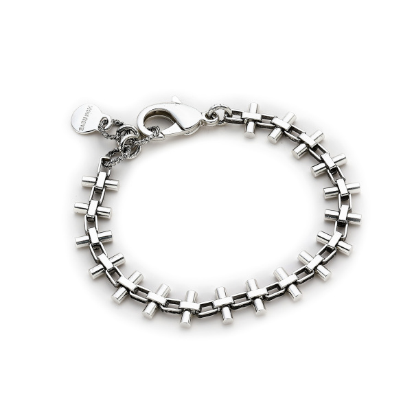 Cosmic Silver Plated Chain Bracelet - 1