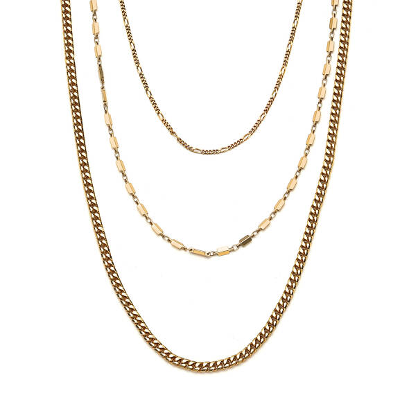 Courtney Gold Plated Chain Necklace - 2