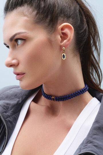 Crust Pinned Earrings - (1)