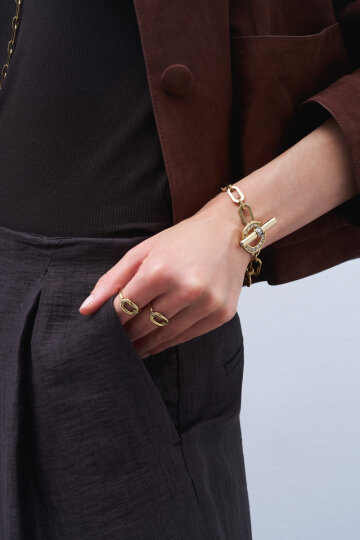 Crystal Link Ring - (1)