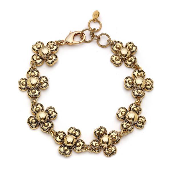 Destiny Clover Charm Gold Plated Necklace - 1