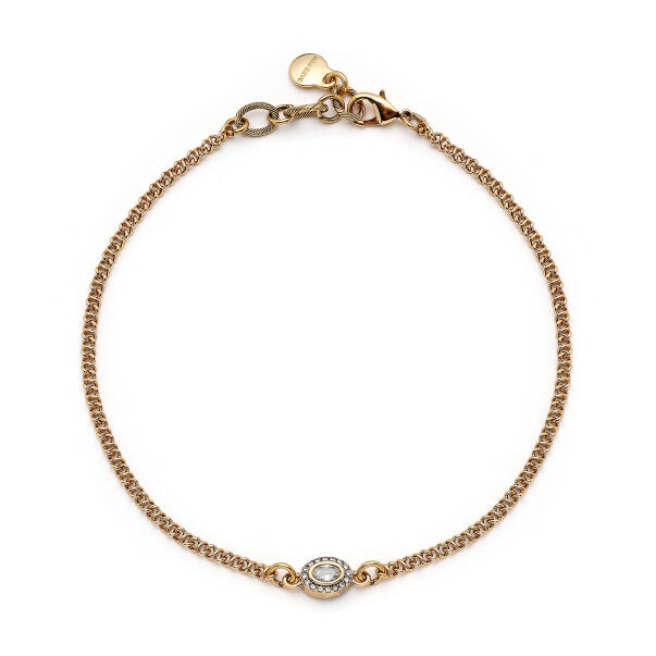 Dewdrop Zirkon Damla Charm Zincir Kolye - 1