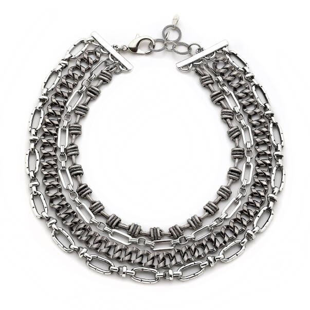 Diva Silver Plated Necklace - 1