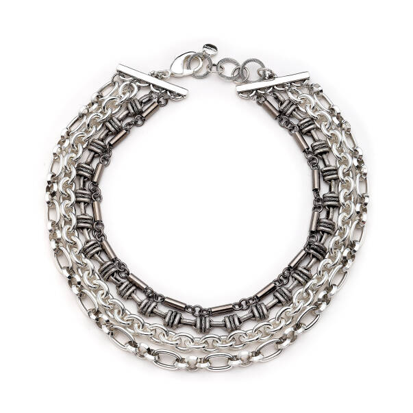 Diva Silver Plated Necklace - 1