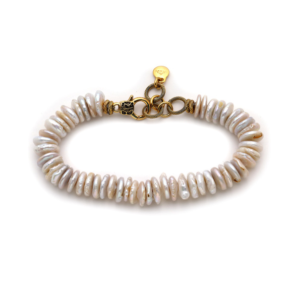 Dotted Cool Pearl Anklet - 1
