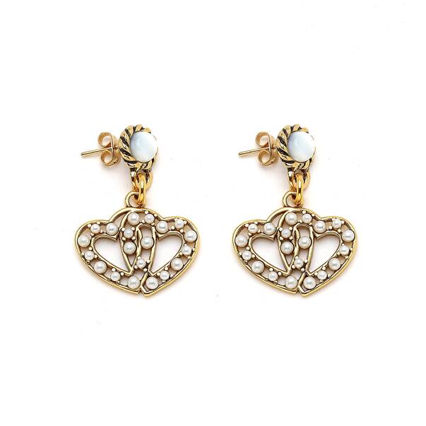 DOUBLE HEARTED EARRING - 1