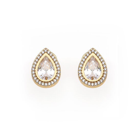 Drops Of Joy Zirkon Abiye İğneli Küpe - 