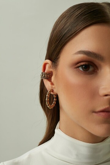 EAR ON FIRE CARTILAGE EARRING
