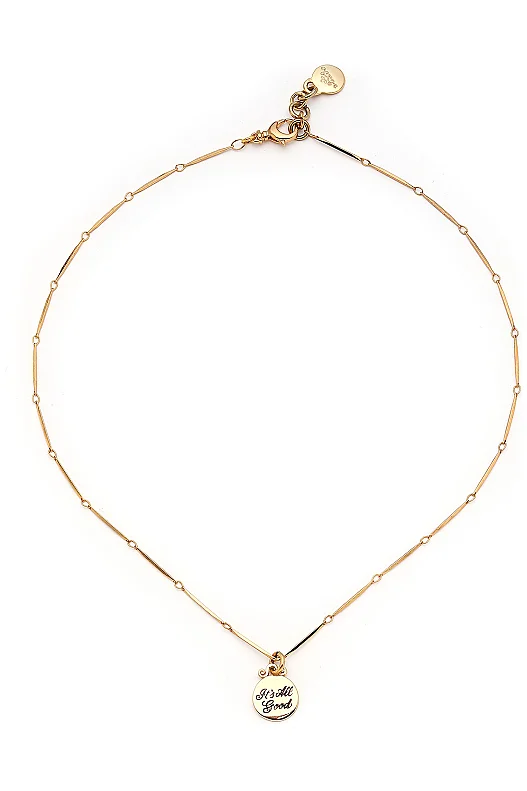 Earthline Gold Plated Chain Necklace - (1)