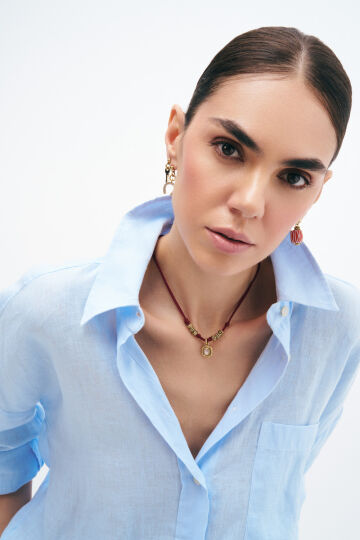 Easy İp Aytaşı Charm Kolye - (1)