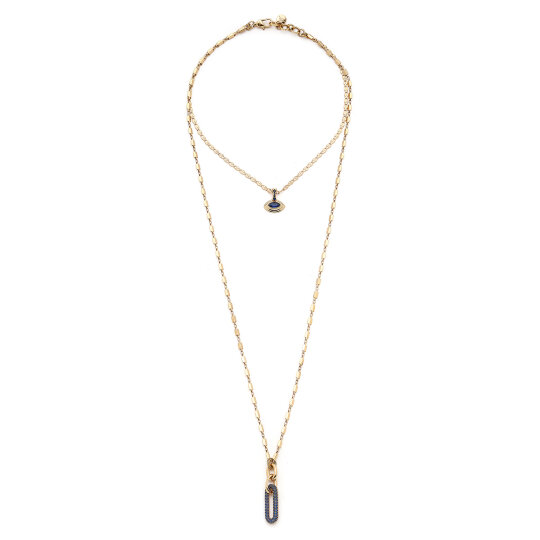 Echo Evil Eye Charm Chain Necklace 