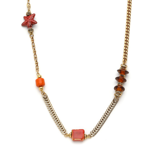 Eden Star Charm Gold Plated Chain Necklace - (1)