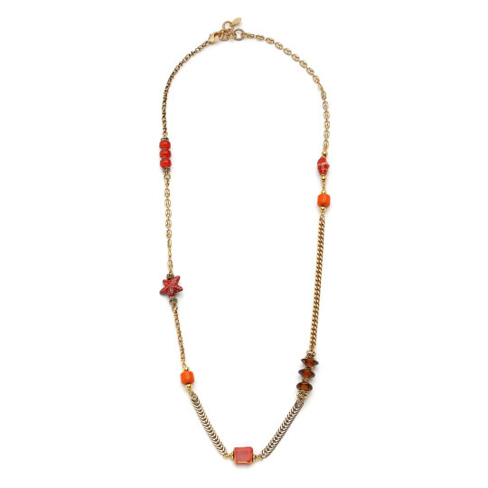 Eden Yıldız Charm Altın Kaplama Zincir Kolye - 