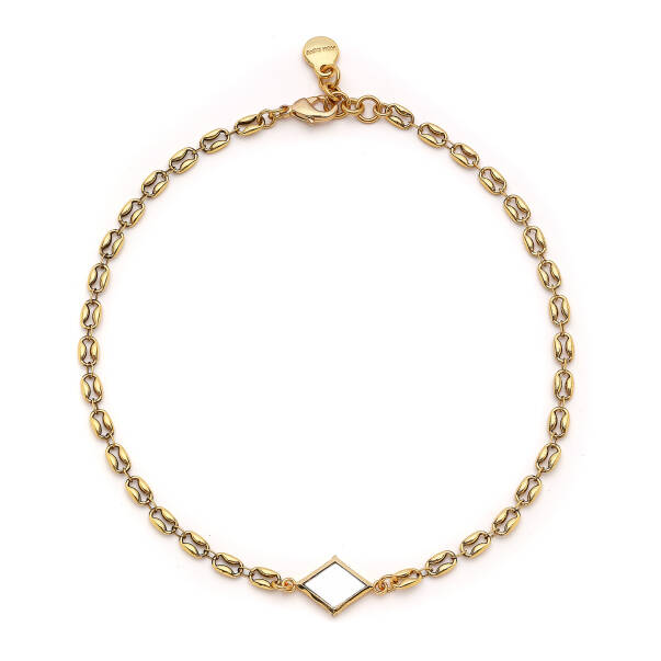 Elenor Gold Plated Chain Necklace - 1