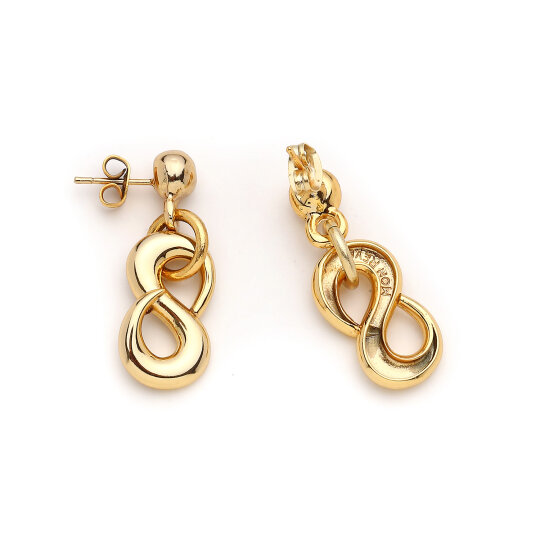 Essora Gold Plated Pinned Earrings - (1)