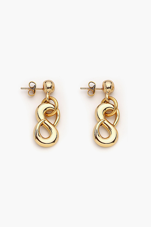 Essora Gold Plated Pinned Earrings - 