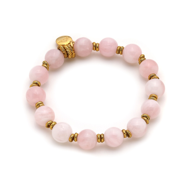 Ethereal Rose Quartz Natural Stone Bracelet - 1