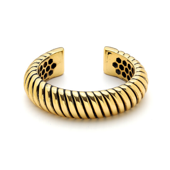 Eva Gold Plated Cuff Bracelet - 