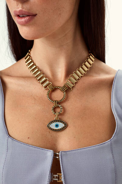 Fairy Eye Chain Necklace - 4