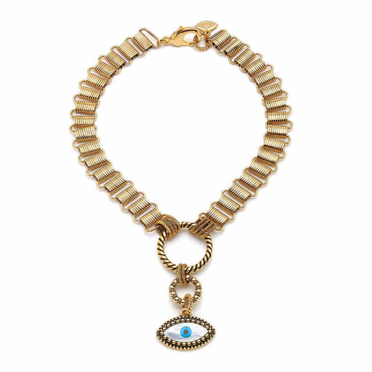 Fairy Eye Chain Necklace - (1)