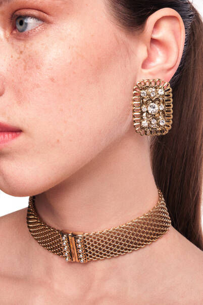Fairy Zirkon Evening Clip-On Earrings - 3