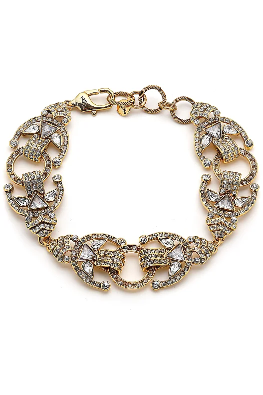 Fiesta Altın Kaplama Zirkon Charm Choker - (1)