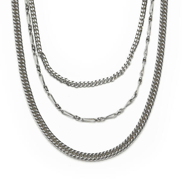 Flow Silver Plated Chain Necklace - 2