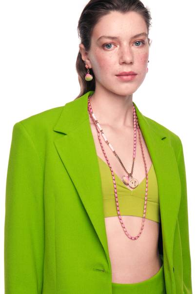Floy Pembe Kolye - 4