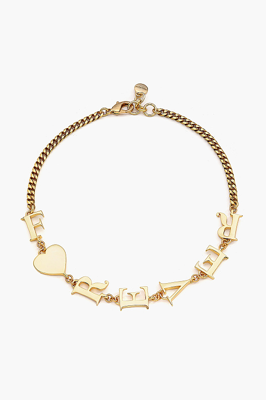 Forever Heart Charm Gold Plated Necklace - 