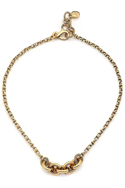 Forever Linked Gold Plated İnfinity Chain Necklace - (1)