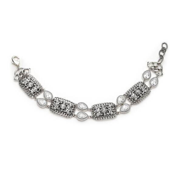 Gatspy Silver Plated Zircon Necklace - 1