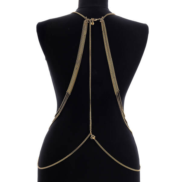 Gigi Heart Charm Gold Plated Chain Bodychain - 3