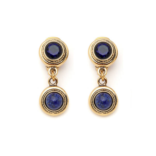 Glade Lapis Charm Clip On Earrings - 1