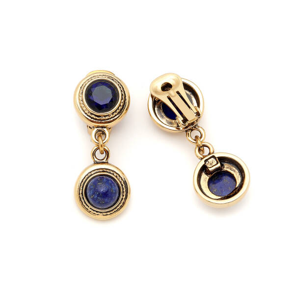 Glade Lapis Charm Clip On Earrings - 5