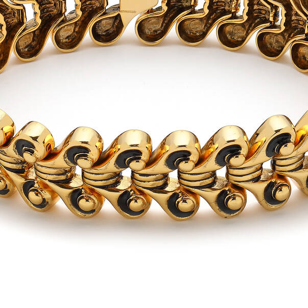 Glided Grace Altın Kaplama Abiye Choker - 8