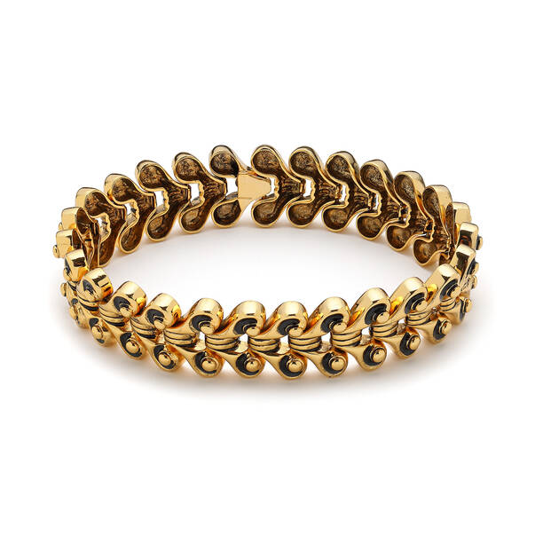 Glided Grace Altın Kaplama Abiye Choker - 1