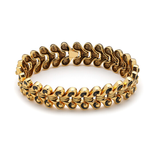 Glided Grace Gold Plated Choker Necklace 