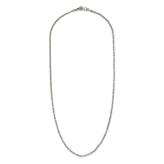 Glint Silver Plated Chain Necklace 
