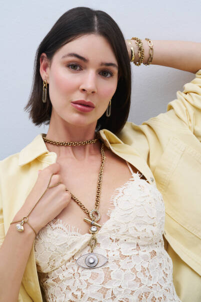 Golden Pay Chain Bracelet - 6