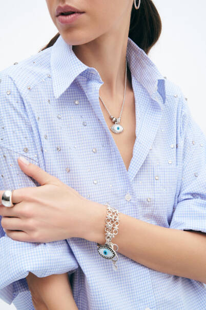 Good Vibes Silver Plated Bracelet - 2