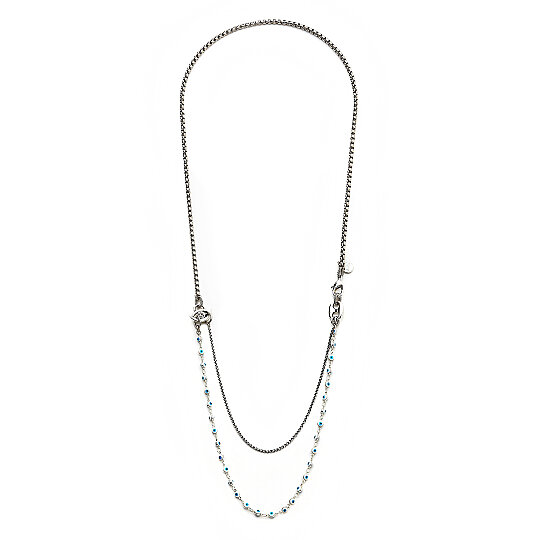 Goody Silver Plated Chain Necklace - 