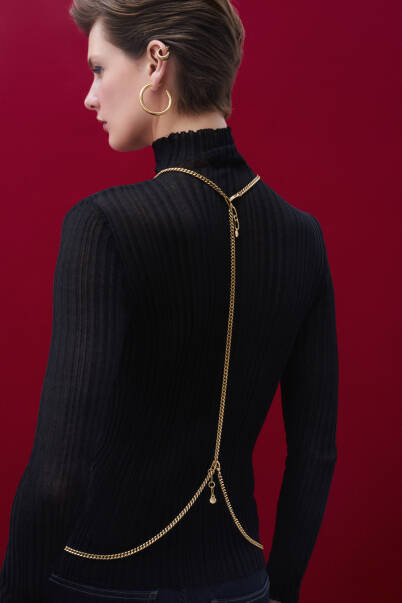 Gristo Gold Plated Hoop Pin Earrings - 10