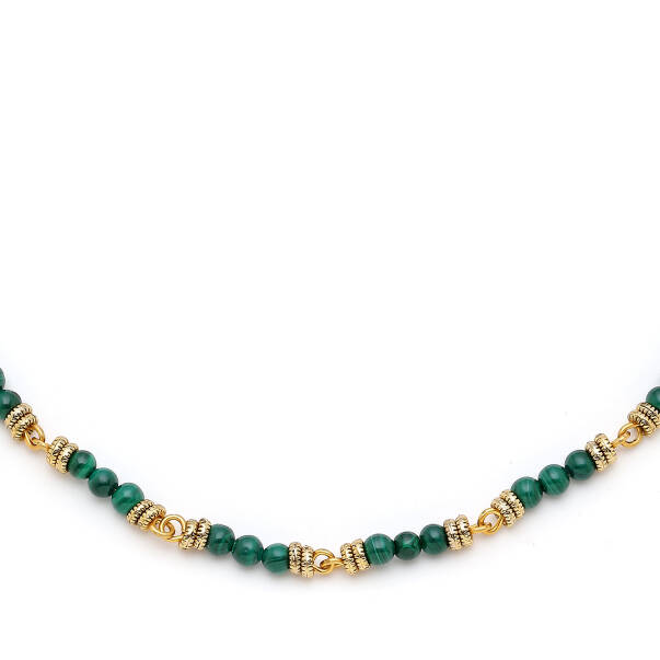 Grounded Malachite Natural Stone Necklace - 3
