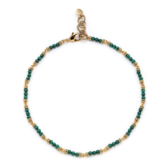 Grounded Malachite Natural Stone Necklace 