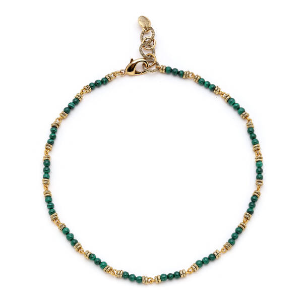 Grounded Malachite Natural Stone Necklace - 1
