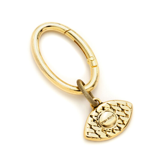 Guardian Loop Gold Plated Eye Charm Key Chain - (1)